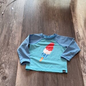 Whistle & Flute Kids Long Sleeve Tee - Blue